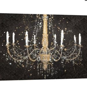 12 x 8 Canvas, Glam Chandelier